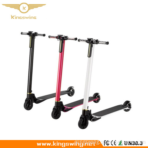 Foldable carbon fiber lightest electric 480w kick skateboard with handrail two wheel mobility long skateboard